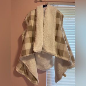 Soft Surroundings, fleece, comfort poncho